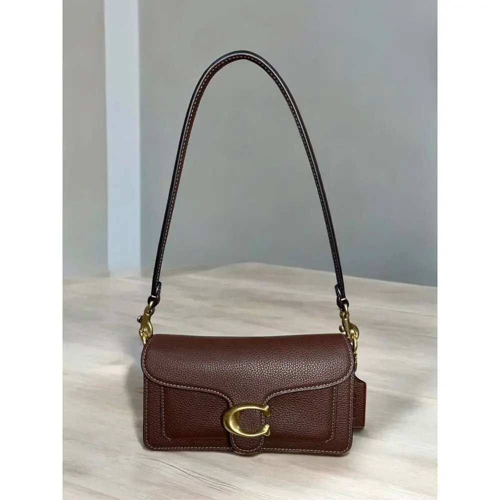 NWOT Coach CY201 Refined Pebble Leather Tabby 20 Shoulder Bag
